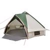 vidaXL Teepee Tent with Roof Green and White 431 x 366 x 185 cm
