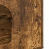 vidaXL Cat House Smoked Oak 51 x 30 x 52 cm Engineered Wood