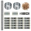 vidaXL Chicken Cage 9x1,5x1,5 m Steel