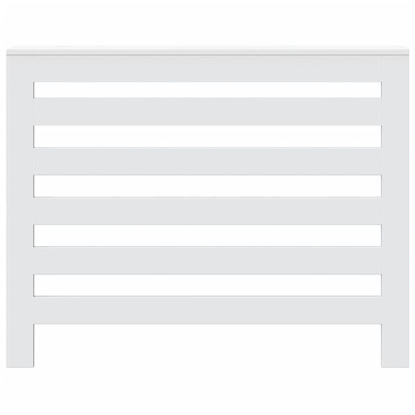 vidaXL Radiator Cover White 104x20x82 cm Engineered Wood