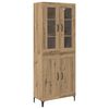 vidaXL Highboard Artisan Oak 69.5 x 34 x 180 cm Engineered Wood