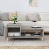 vidaXL Coffee Table Concrete Grey 100x50x45 cm Engineered Wood