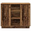 vidaXL LED Sideboard Old Wood 90 x 32 x 75 cm Engineered Wood