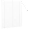 vidaXL Window Blind with Curtains Manual White Aluminium