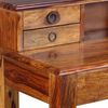 vidaXL Writing Desk with 5 Drawers Solid Acacia Wood 90x40x90 cm