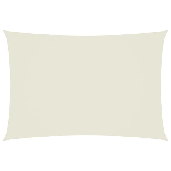 vidaXL Sunshade Sail Oxford Fabric Rectangular 2.5x4.5 m Cream