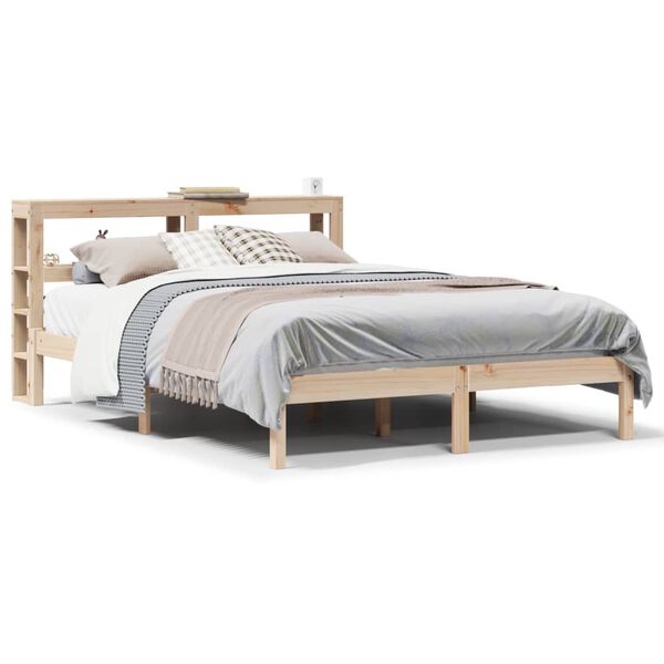 vidaXL Bed Frame without Mattress 120x200 cm Solid Wood Pine