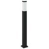vidaXL Bollard Light with Sensor 80 cm Black IP44