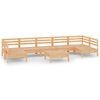 vidaXL 8 Piece Garden Lounge Set Solid Wood Pine