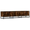 vidaXL TV Cabinet Smoked Oak 180x35x41 cm Engineered Wood