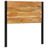 vidaXL Headboard 100 cm Solid Wood Acacia and Iron