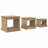 vidaXL Coffee Table 3 pcs Artisan Oak 48 x 45 x 45 cm Engineered Wood