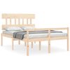 vidaXL Senior Bed without Mattress 140x200 cm Solid Wood