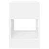 vidaXL End Table White 30.5 x 30 x 45 cm Engineered Wood