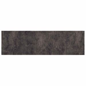 vidaXL Kitchen Rug Black Concrete 150 x 45 cm 100% Polyamide Washable