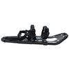 vidaXL 3 in 1 Snowshoes Black 21 inches Aluminum and HDPE