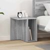 vidaXL End Table Grey Sonoma 37 x 32 x 40 cm Engineered Wood