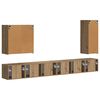 vidaXL TV Wall Cabinet Set Wall-mounted 6 pcs Artisan Oak