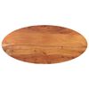 vidaXL Table Top 110x50x3.8 cm Oval Solid Wood Acacia