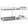 vidaXL Bunk Bed without Mattress White 80x200 cm Solid Wood Pine