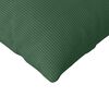 vidaXL Sofa Pillows 2 pcs Dark Green 120 x 40 cm Corduroy Fabric