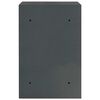 vidaXL Digital Safe with Lock Dark grey 40 x 35 x 60 cm Steel