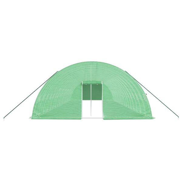 vidaXL Greenhouse with Steel Frame Green 108 m&sup2; 18x6x2.85 m