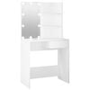 vidaXL Dressing Table | White | Engineered wood, acrylic | Dressing Table