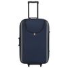 vidaXL Soft Case Trolleys 3 pcs Navy Oxford Fabric
