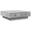 vidaXL Coffee Table Concrete Grey 90x90x28 cm Engineered Wood