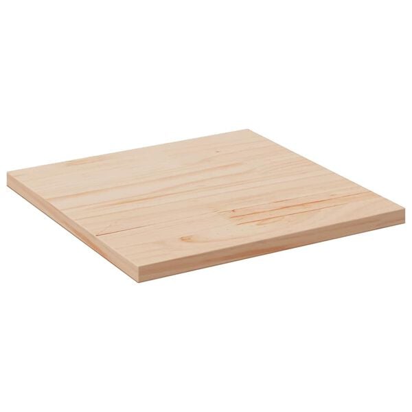 vidaXL Table Top 50x50x2.5 cm Solid Wood Pine Square