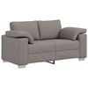 vidaXL Sofa Taupe 160 x 77 x 82 cm Fabric