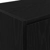 vidaXL Garage Wall Cabinets 2 pcs Black Engineered Wood