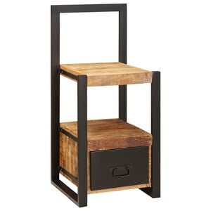 vidaXL Valet Stand with Drawer Brown 40 x 40 x 90 cm Solid Mango Wood