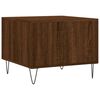 vidaXL Coffee Tables 2 pcs Brown Oak 50x50x40 cm Engineered Wood