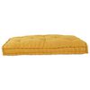 vidaXL Pallet Sofa Cushion Yellow Fabric