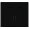 vidaXL Sideboard Black 80x33x70 cm Engineered Wood