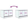 vidaXL Terrarium with Storage Transparent 60 x 40 x 40 cm Glass