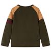 Kids' Sweatshirt Dark Khaki and Camel 104