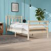 vidaXL Bed Frame without Mattress 100x200 cm Solid Wood