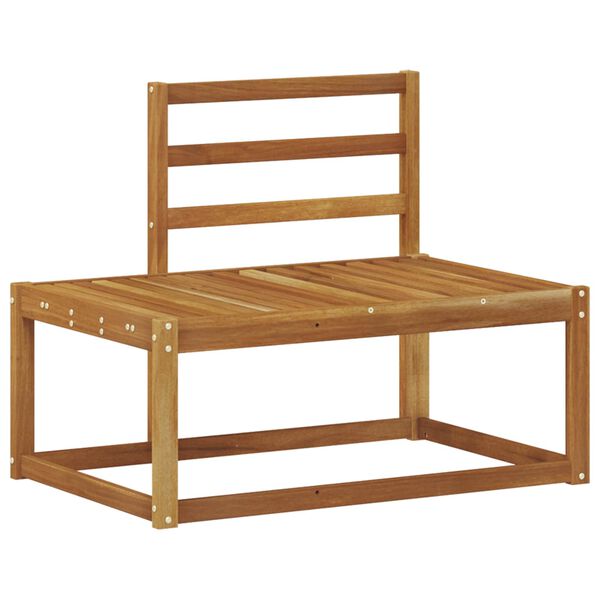 vidaXL Outdoor Sofa Set 2 pcs Natural 182.5 x 63 x 73 cm