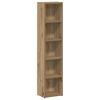 vidaXL CD Cabinets 2 pcs Artisan Oak 21x16x93.5 cm Engineered Wood