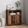 vidaXL LED Sideboard Old Wood 71 x 34.5 x 75 cm Engineered Wood