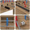 vidaXL Foosball Table Artisan Oak 125 x 60.5 x 80 cm Engineered Wood