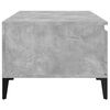 vidaXL Coffee Table Concrete Grey 90x50x36.5 cm Engineered Wood