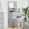 vidaXL Bedroom Dressing Tables Concrete Grey 80 x 39.6 x 135 cm