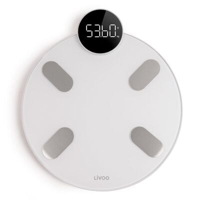 Livoo Smart Bluetooth Digital Scales White