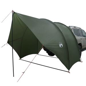 vidaXL Tailgate Awning Water-resistant Army Green 405 x 280 x 220 cm