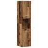vidaXL 3 Piece Bathroom Furniture Set Old Wood Engineered Wood