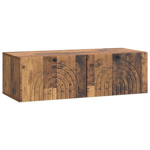vidaXL Wall-Mounted TV Cabinet Wall-mounted Old Wood 99 x 41 x 30 cm